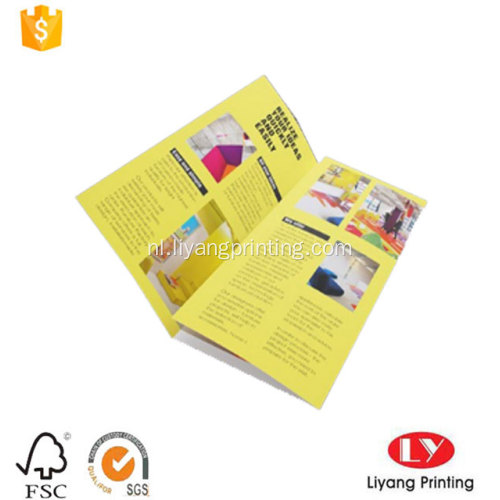 Gevouwen reclamebrochure Flyer Folder afdrukken